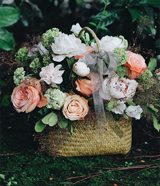 image of flower basket